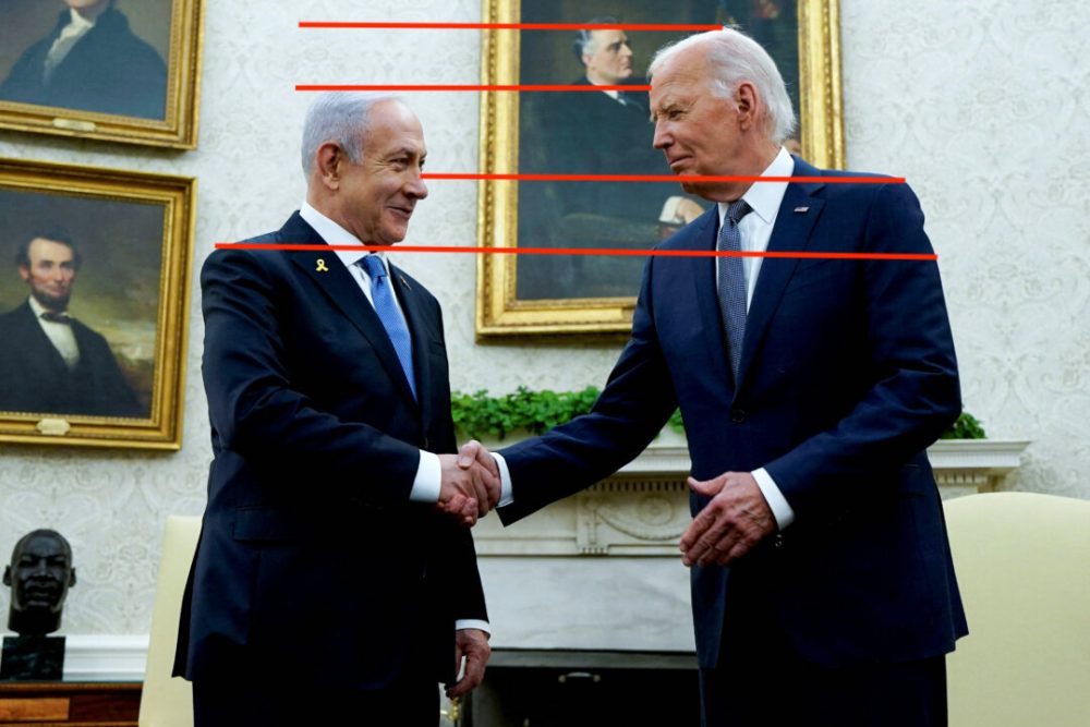Incredulidad en las redes tras la reaparición de Joe Biden: parece 10 cm más alto que antes.