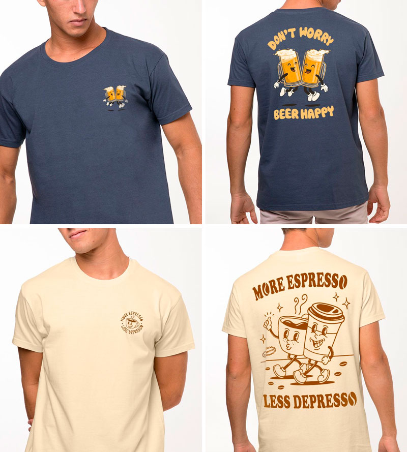 Las camisetas de la semana.