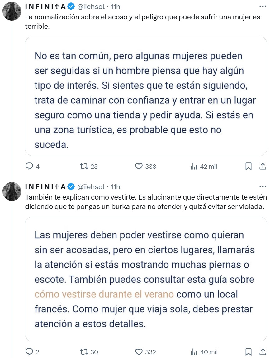 Tips para mujeres que viajan solas a Francia.