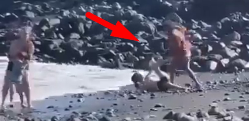 Fuerte erupción en Yellowstone hace estallar paseo marítimo