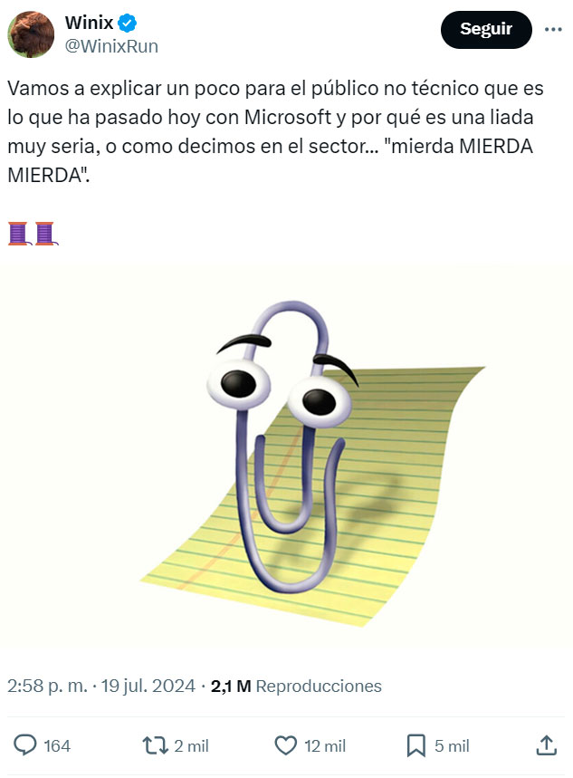 ¿Qué pasó con Microsoft ayer?: Explicación para dummies.