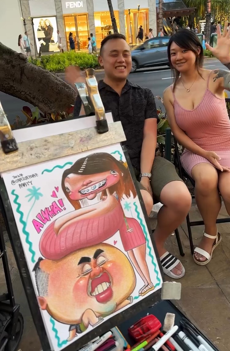 Se supone que tenía que hacer una caricatura, no FOTORREALISMO.