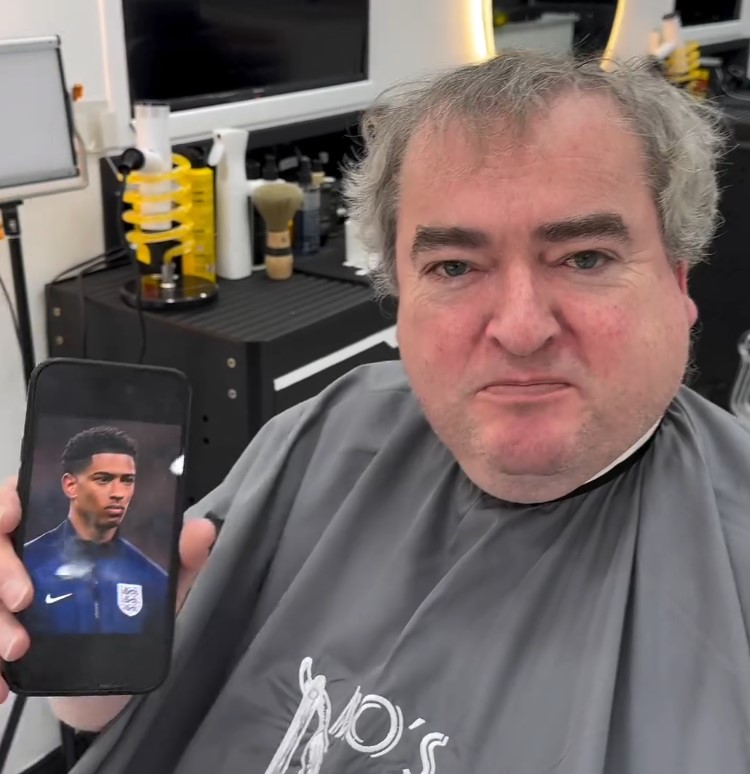 "Quiero el corte de pelo de Bellingham"