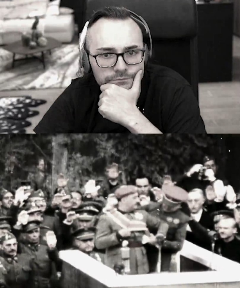 Xokas reacciona a la entrada de las tropas franquistas en Madrid el 28 de marzo de 1939.