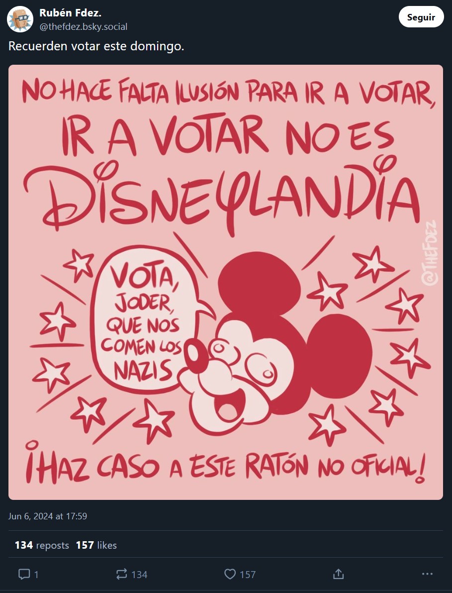 El voto del miedo es super efectivo.
