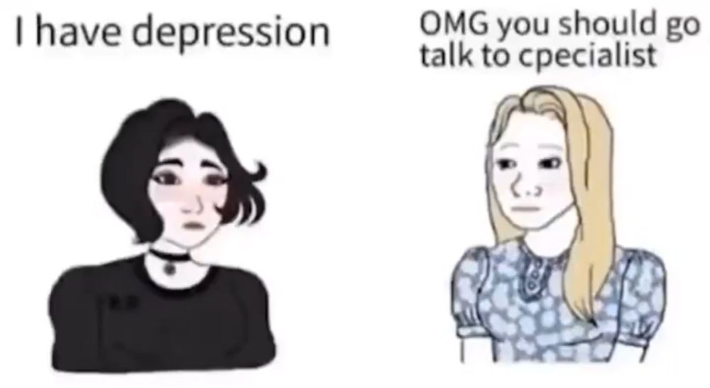 "Tengo depresión"
