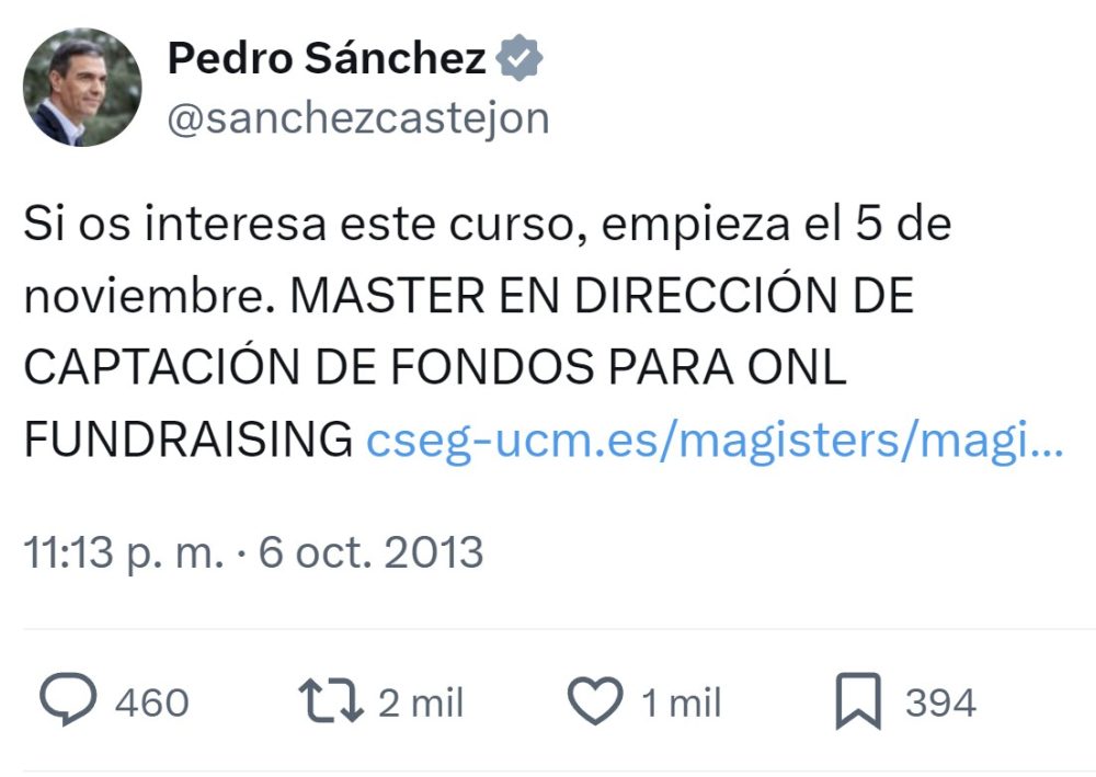 Hace 11 años Begoña tenía al mejor comercial de ventas posible...