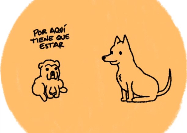 La típica conversación entre perros.
