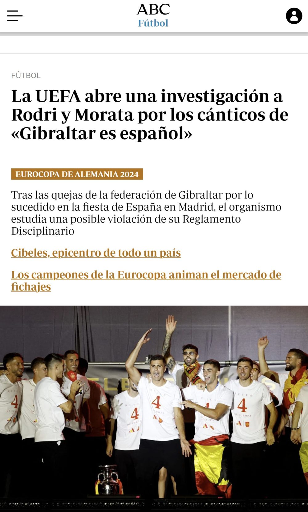 Rodri, Morata: Multa de un crédito por vioIación del estatuto de moralidad verbal.