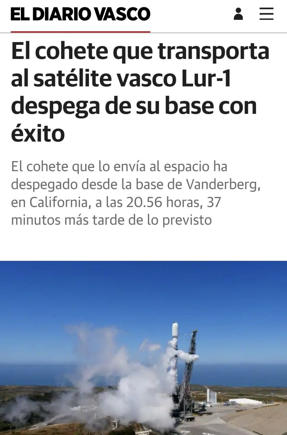EL PRIMER SATÉLITE VASCO.