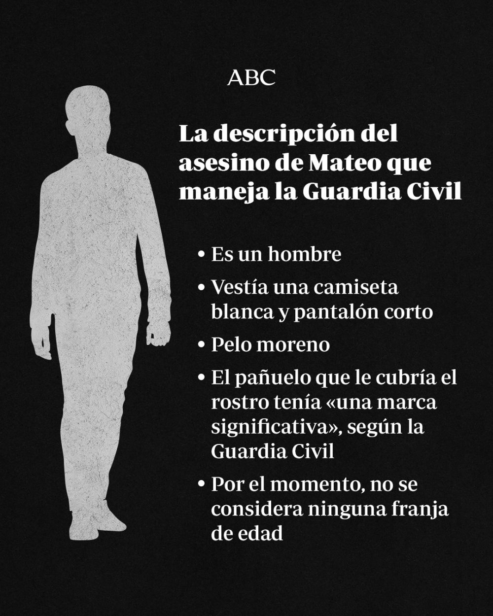 La Guardia Civil ya tiene una descripción del sospechoso del asesіnato del menor de 11 años.