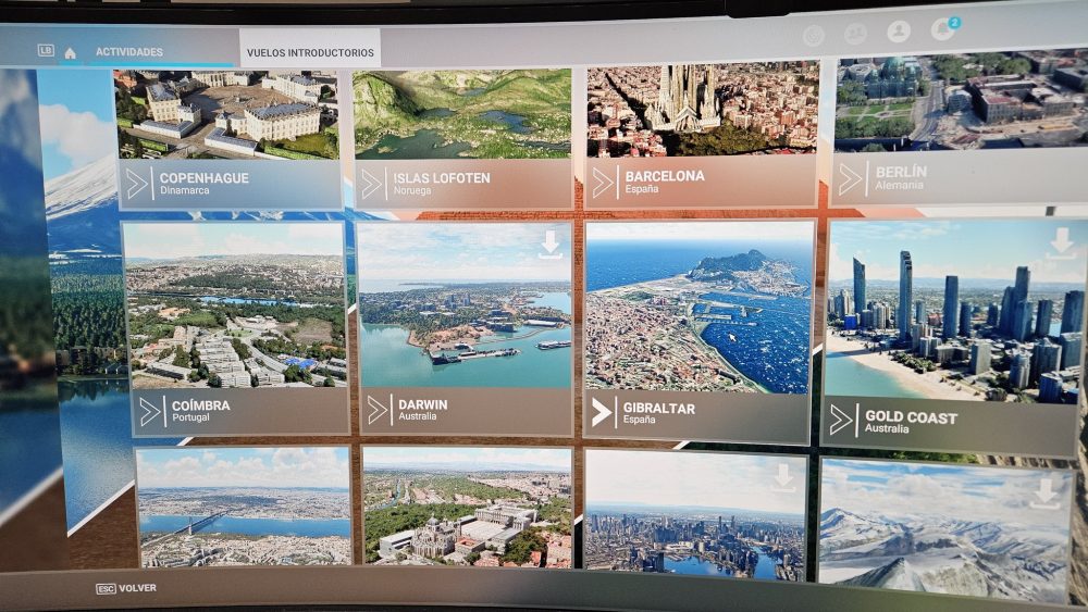 El Flight Simulator está tan actualizado que se adelanta al presente.