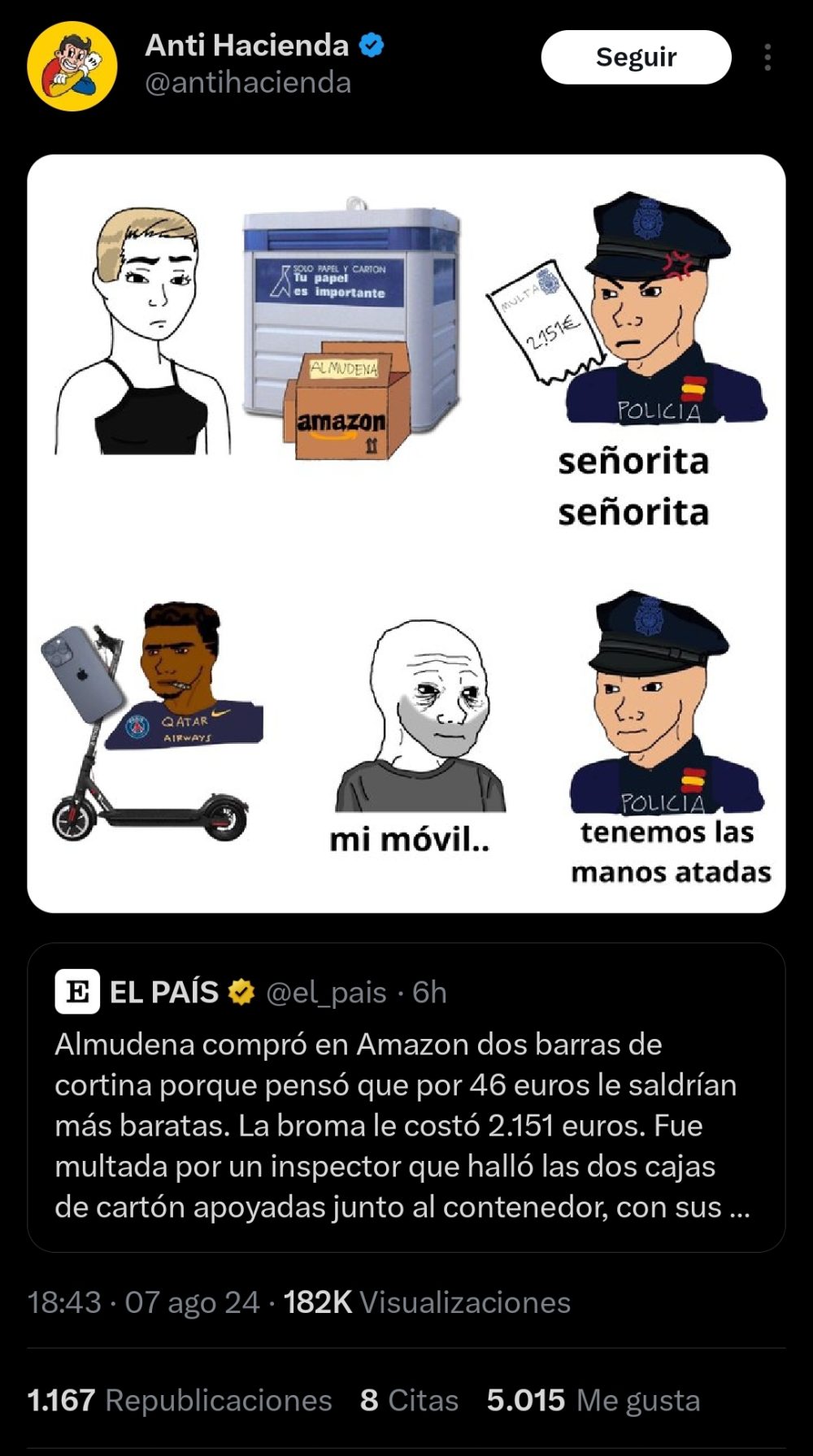 Caballero, caballero...