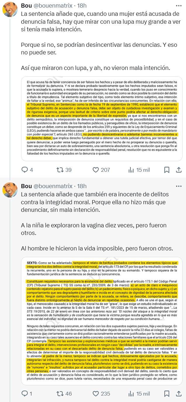 Y así es cómo gracias a una infame ley, mujeres maltratadoras quedan IMPUNES.