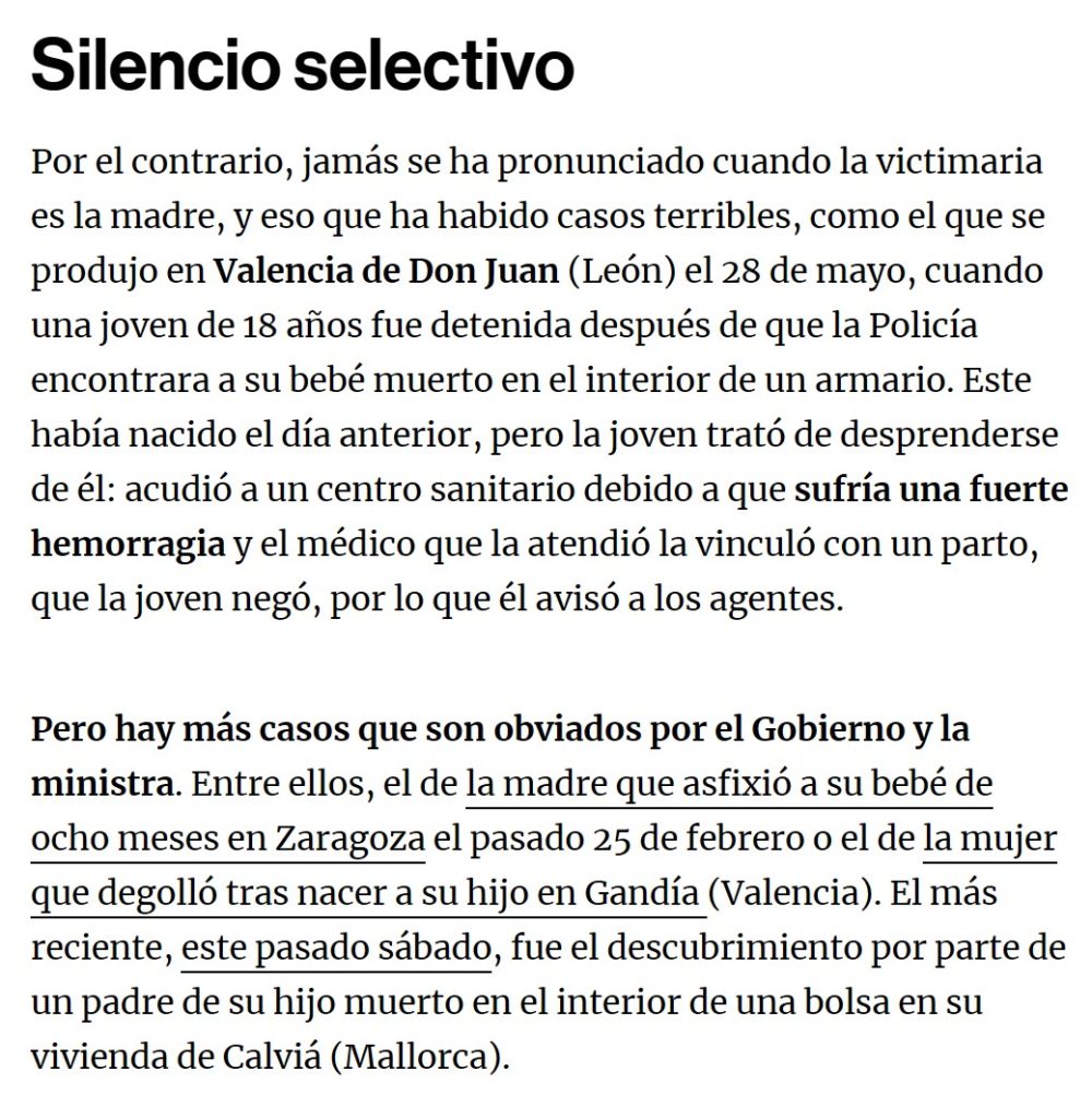 Titular de Juventud e Infancia... a sеxo parcial.