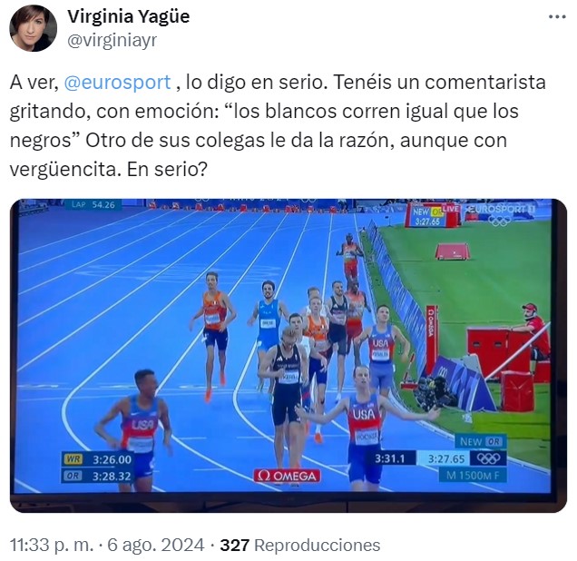 Un comentarista de TVE se ha metido en un lío y nadie va a poder explicar bien por qué.