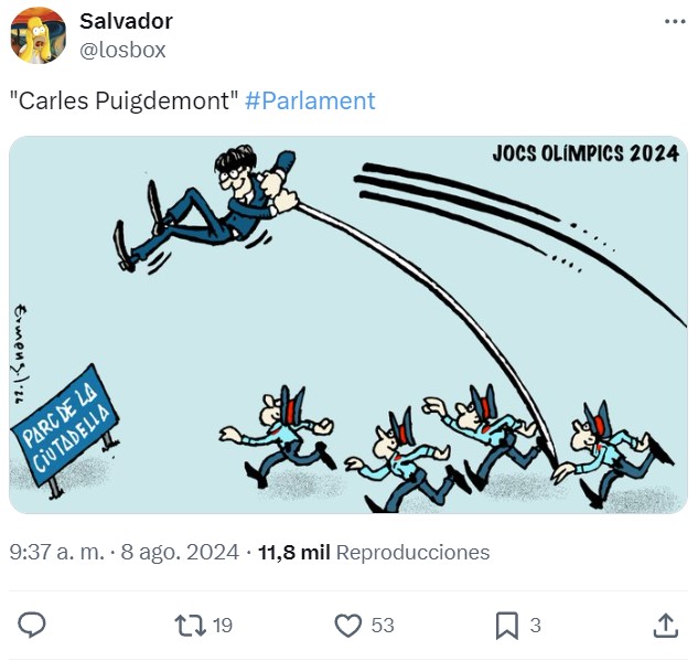 Para sorpresa de nadie la "Operación jaula" para capturar a Puigdemont ha sido un rotundo fracaso.