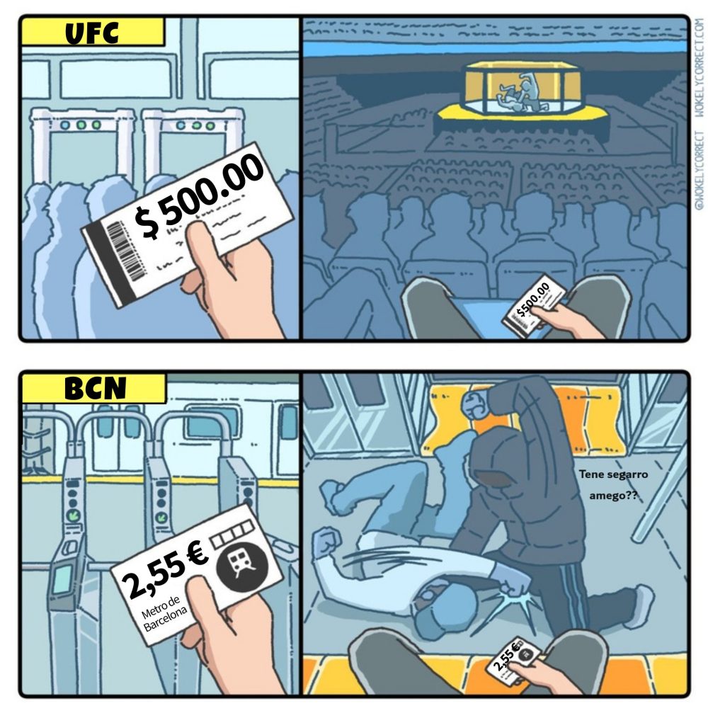 Warcelona: cuna del UFC lowcost.