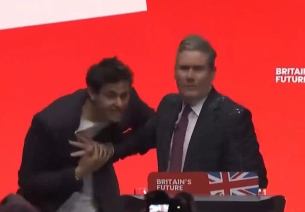Parece que la seguridad de Starmer es tan buena como la de Trump.