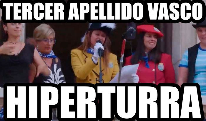 Discurso (turra mítica) de Itziar Ituño Martínez durante el pregón de la Semana Grande de Bilbao.