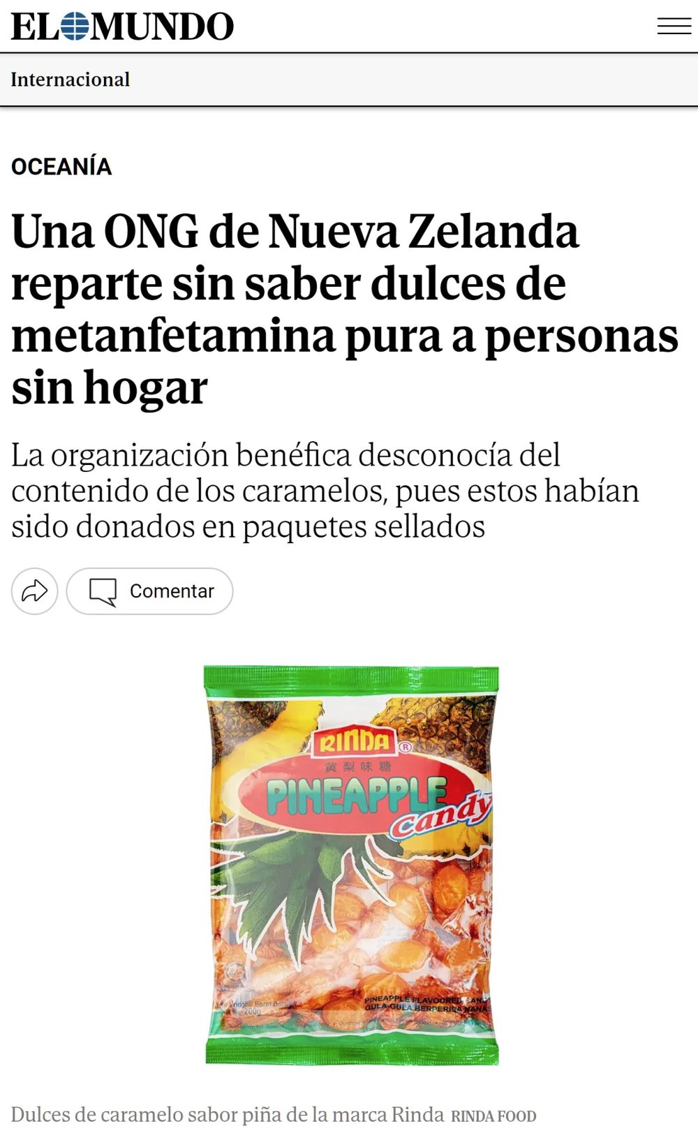Alguien debió notarles muy felices para la situación en la que se encontraban...