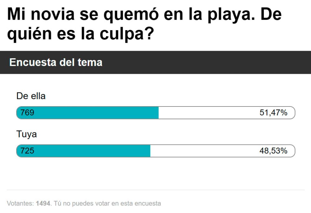 ¿De quién es la culpa?