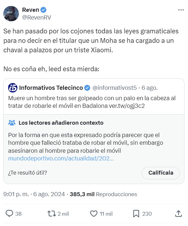 Problemas en el paraíso pepesuno: Albiol, alcalde de Badalona, se queja de los inmigrantes reincidentes, y sus seguidores le dicen que su jefe no hace nada.
