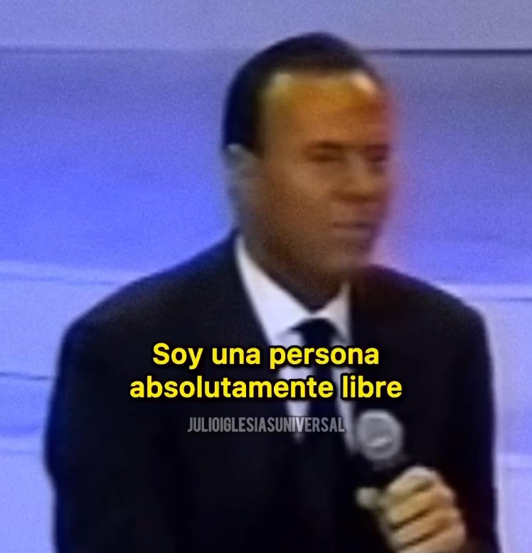 El potente discurso que un día dio Julio Iglesias en Perú.