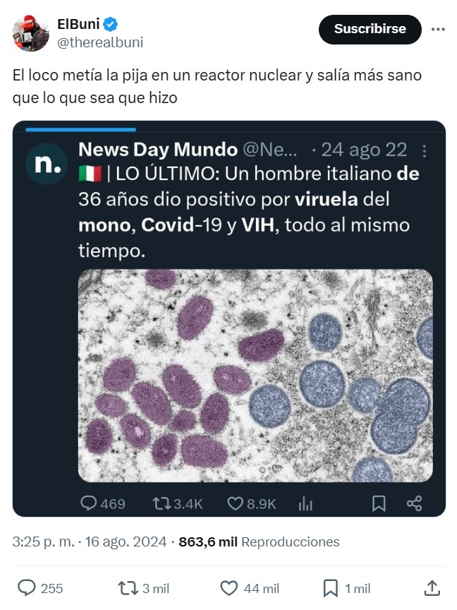 Una bomba sucia con patas.