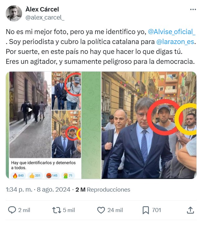 "Hay que identificarlos y detenerlos a todos".