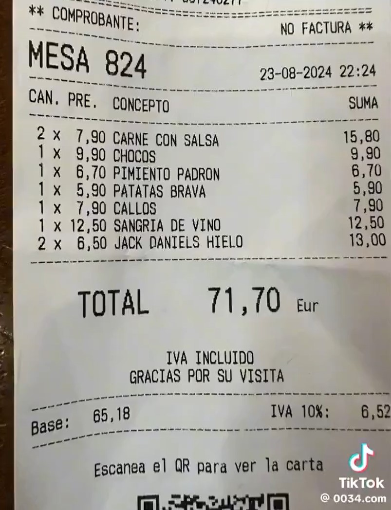 Una ciudadana de origen chino que regenta un restaurante sube un vídeo a su cuenta de TikTok quejándose de que unos clientes se quieren ir sin pagar.