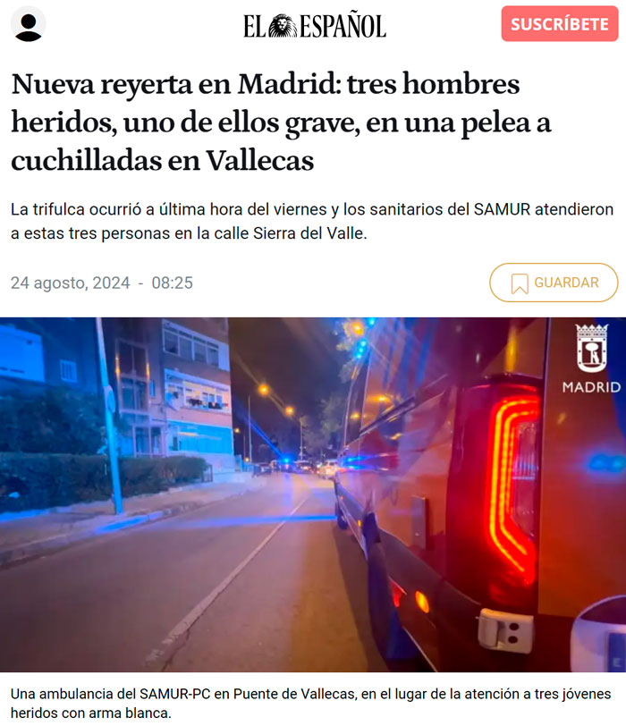 Alguien ha acuchiIIado a alguien...