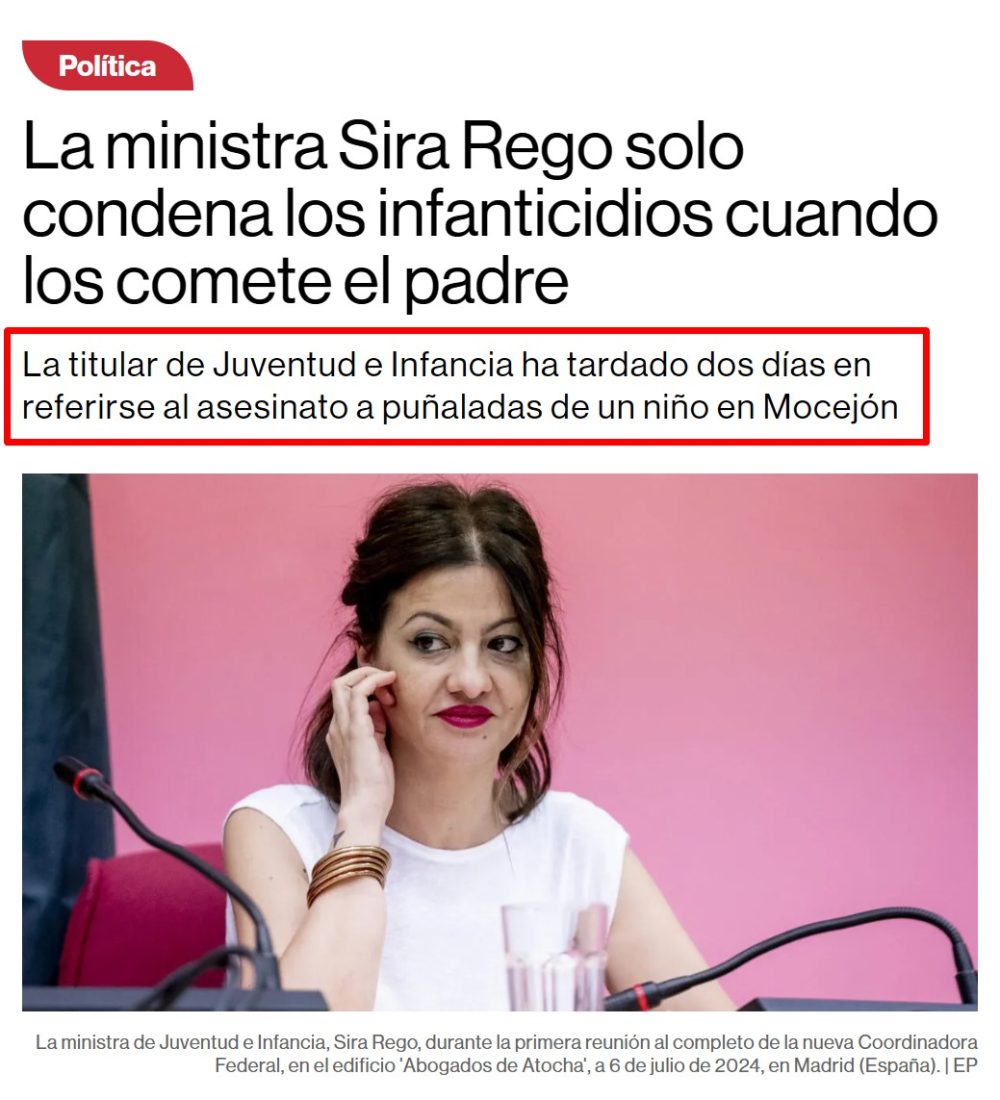 Titular de Juventud e Infancia... a sеxo parcial.