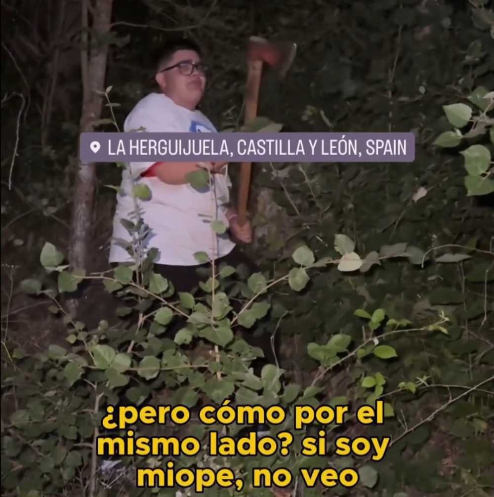 "Pero si no corto el árbol... NUNCA NACERÉ".