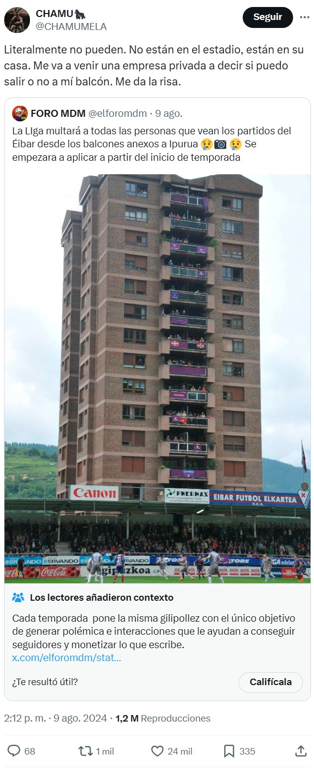 En 2024 pasan cosas tan distópicas que la gente se cree cualquier locura.