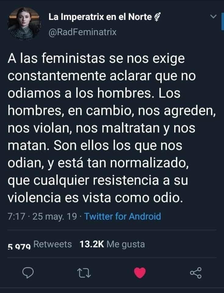 Y hoy, en "Hombre malo, mujer buena"...