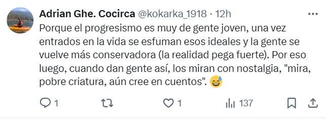 Los conservadores muestran más empatía hacia los progresistas que los progresistas hacia los conservadores.
