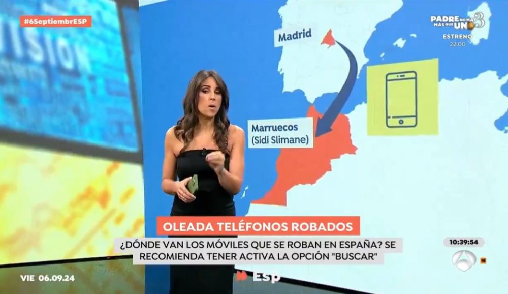 El destino preferido de los móviles robados: MARRUECOS.