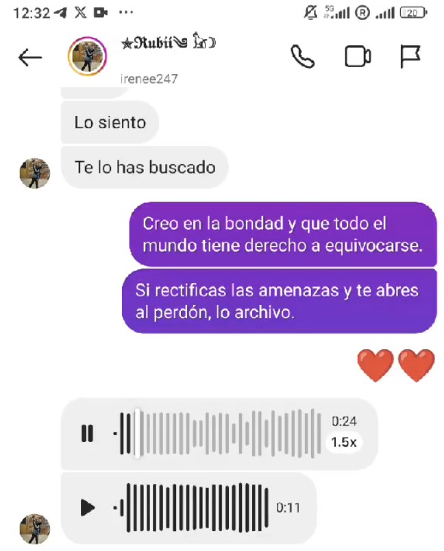 "Borra el vídeo o te damos una paIiza".