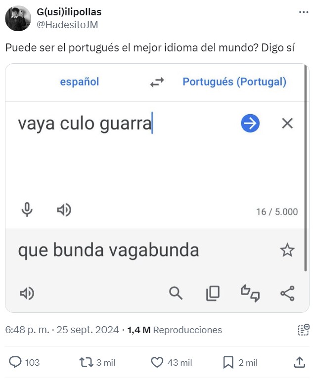 El español está sobrevalorado.