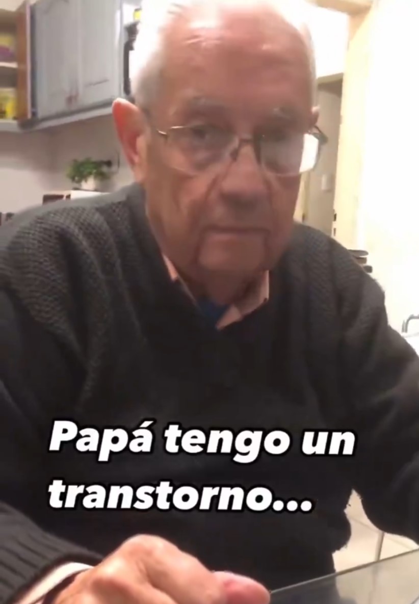La respuesta de un padre a su hijo cuando le dice que tiene un trastorno por no haber recibido cariño cuando era niño.