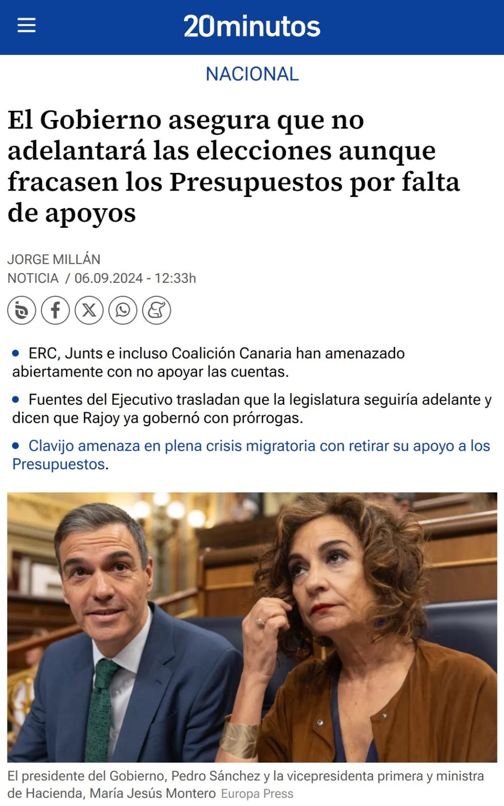 Pedro asegura que no hará algo que dijo que iba a hacer. Da igual cuándo leas esto.