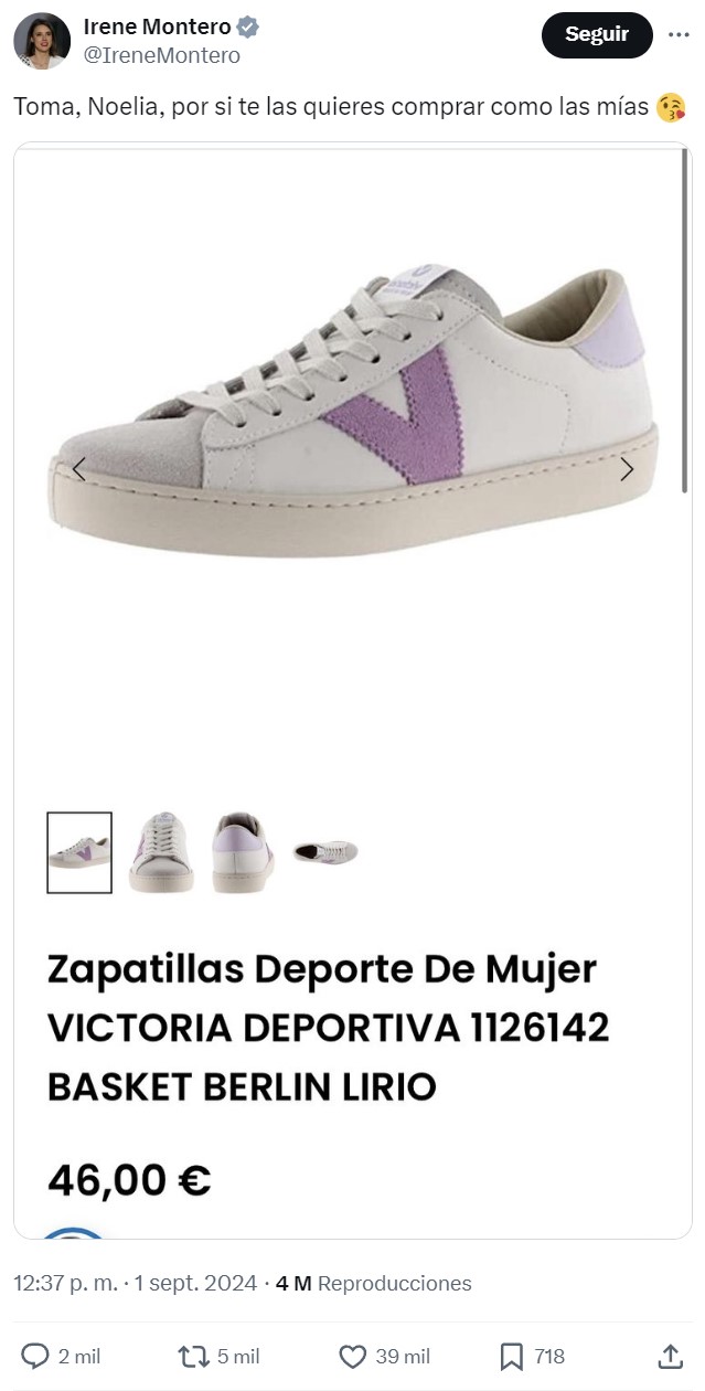 Ya van 2 veces en una semana que atacan a Irene Montero con una chorrada y fallan estrepitosamente.