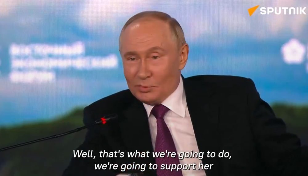 Putin anuncia que apoyará a Kamala Harris en las elecciones presidenciales.