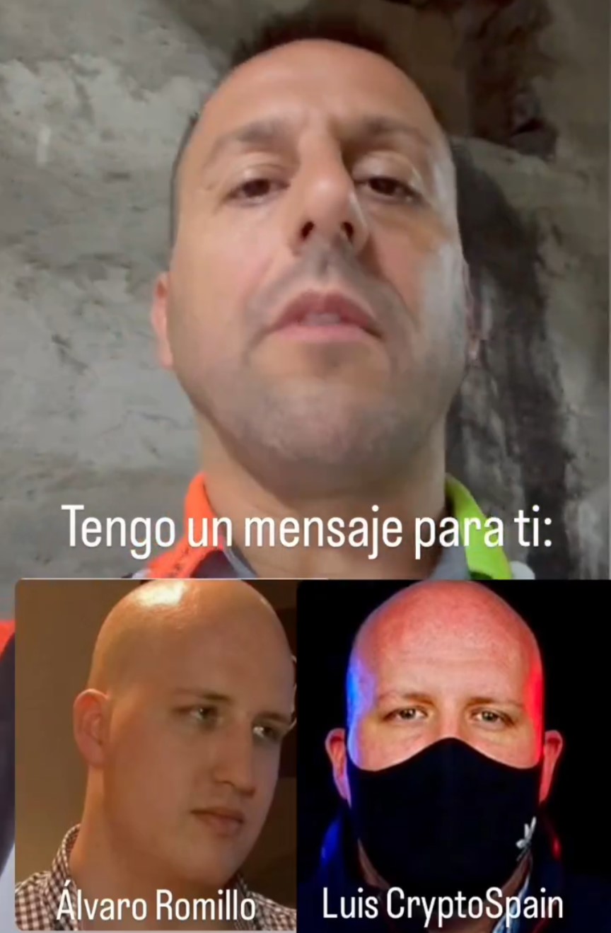 El de PreicoJurídicos le pide a Luis Cryptospain que le devuelva 15 millones a su amigo.