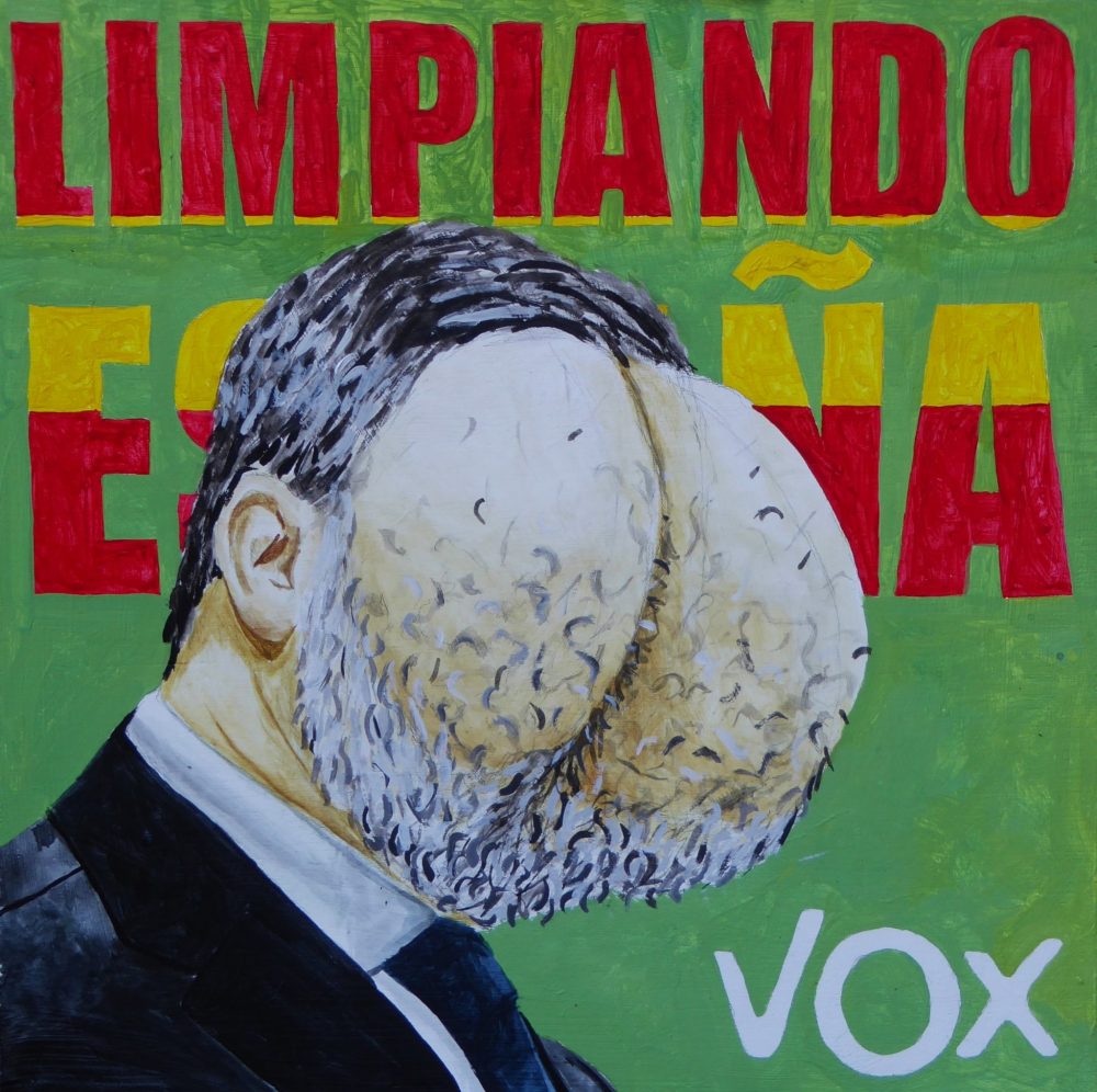 "AbascuIo". Acrílico sobre tabla, 60x60 cms. 2024