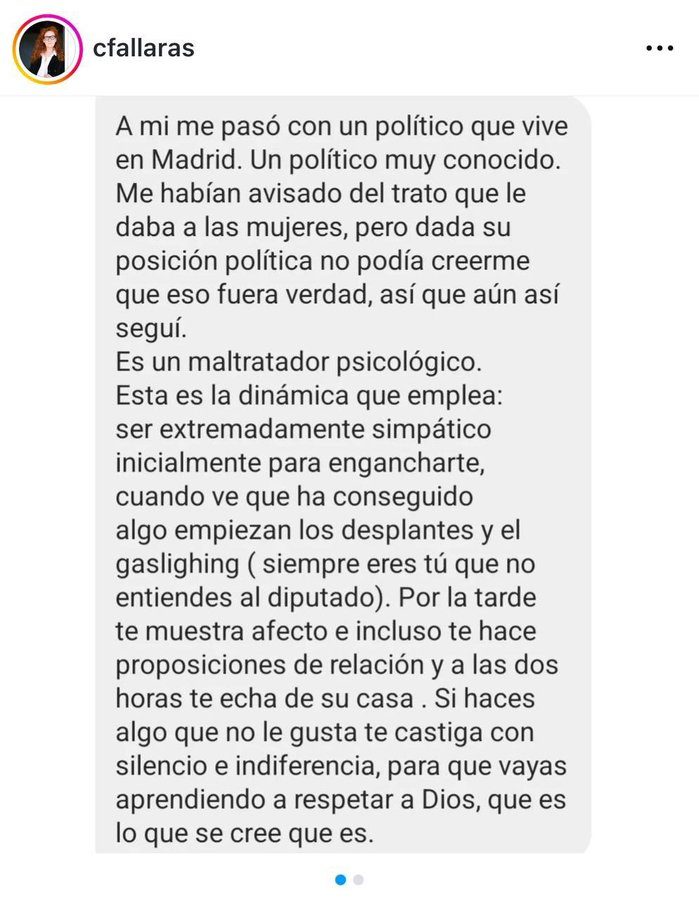Errejón Dimite y anuncia que abandona la política.