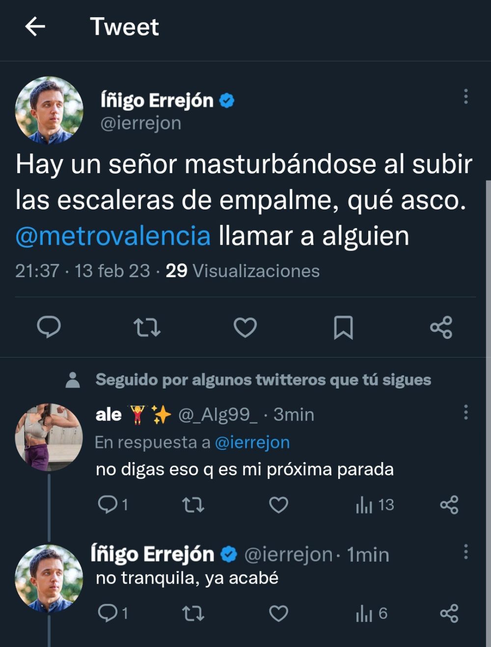 Al sobre.