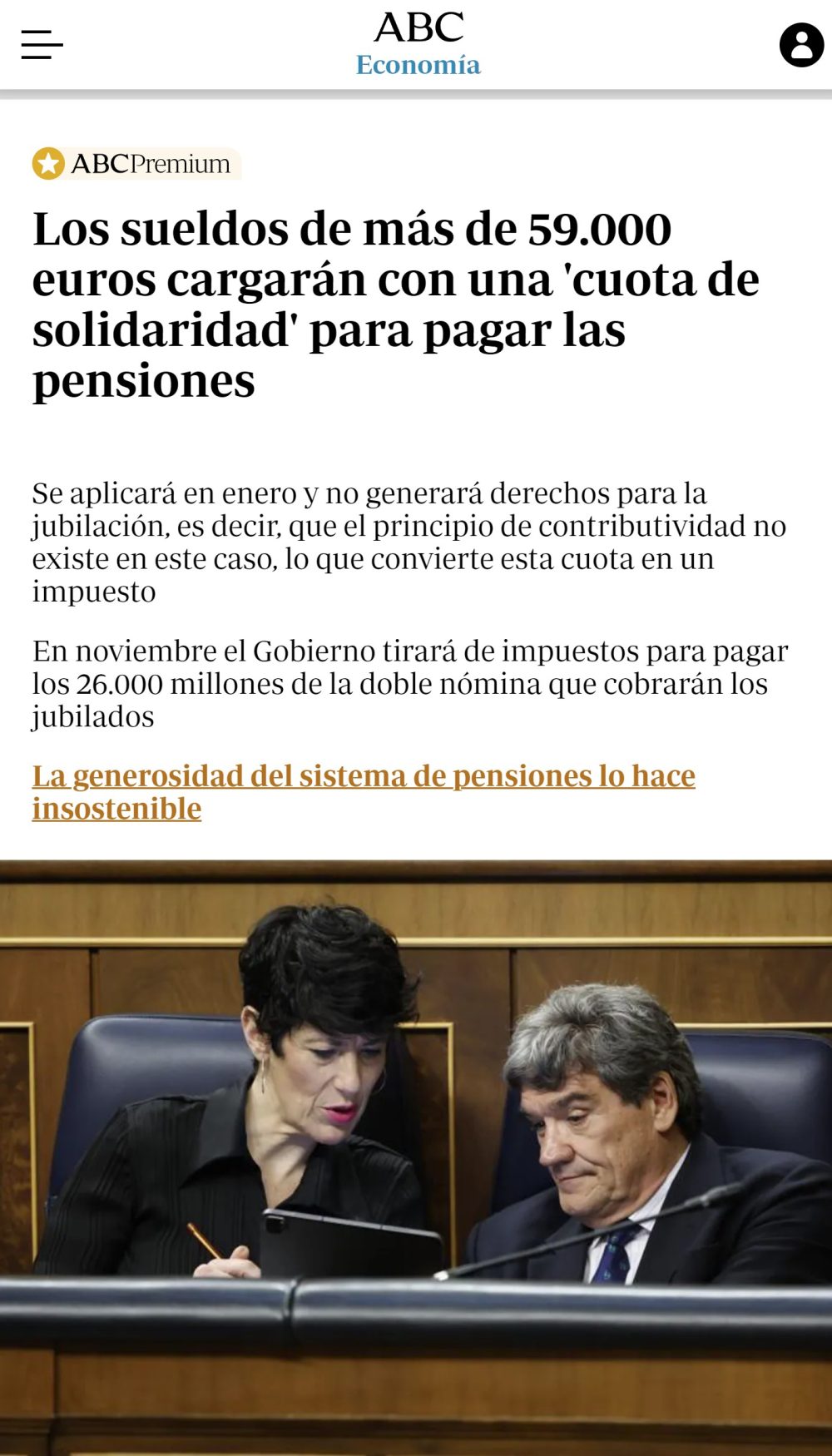 Cuando la solidaridad es impuesta... no es solidaridad.