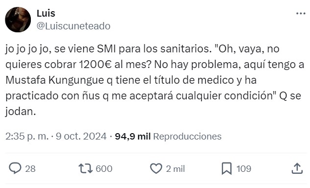 Uno de los nuevos médicos de Perro Sanxe leyéndote los resultados del análisis.